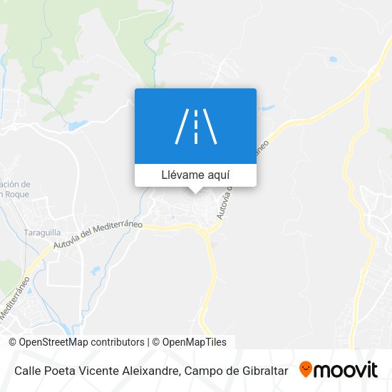 Mapa Calle Poeta Vicente Aleixandre