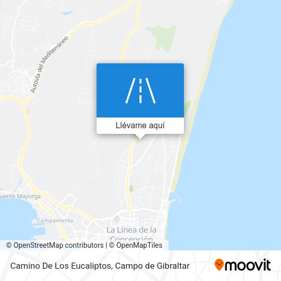Mapa Camino De Los Eucaliptos