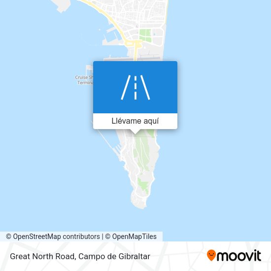 Mapa Great North Road