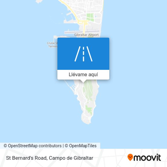 Mapa St Bernard's Road