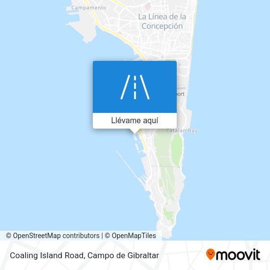 Mapa Coaling Island Road