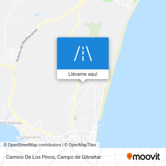 Mapa Camino De Los Pinos
