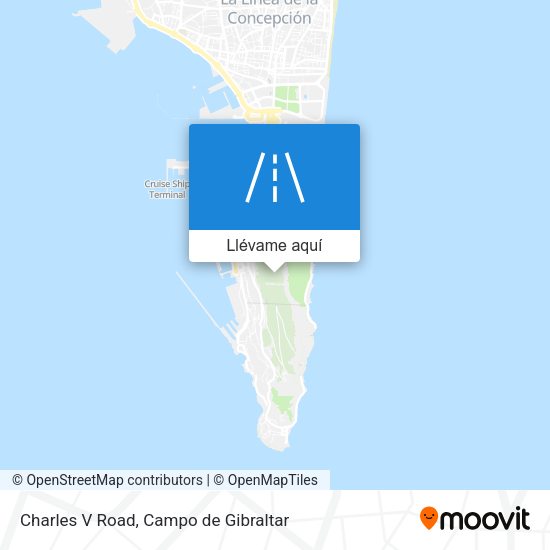 Mapa Charles V Road
