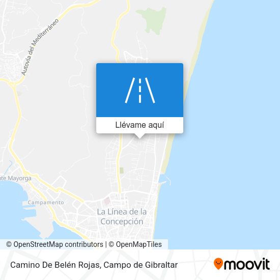 Mapa Camino De Belén Rojas