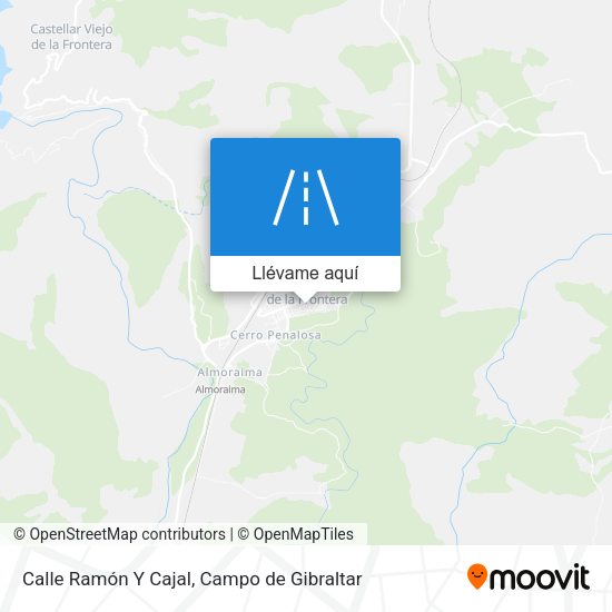 Mapa Calle Ramón Y Cajal