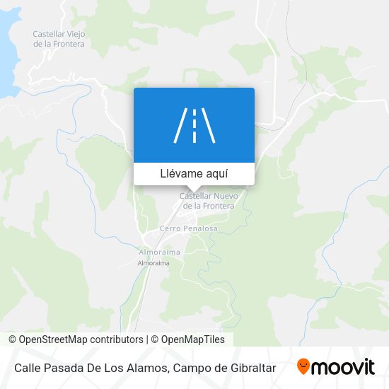Mapa Calle Pasada De Los Alamos