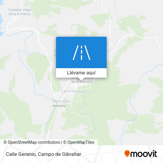 Mapa Calle Geranio