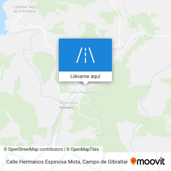Mapa Calle Hermanos Espinosa Mota
