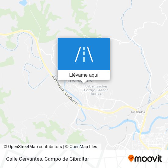 Mapa Calle Cervantes