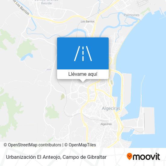 Mapa Urbanización El Anteojo