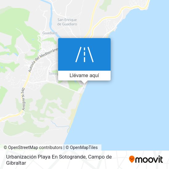 Mapa Urbanización Playa En Sotogrande