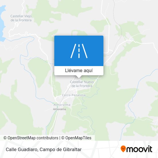 Mapa Calle Guadiaro