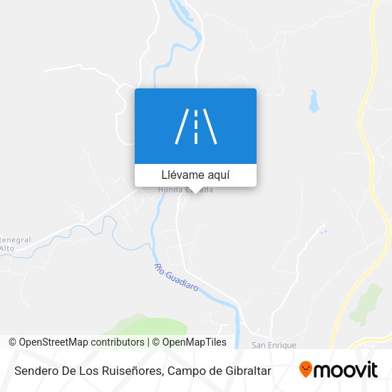 Mapa Sendero De Los Ruiseñores