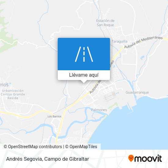 Mapa Andrés Segovia