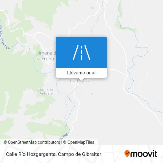 Mapa Calle Río Hozgarganta