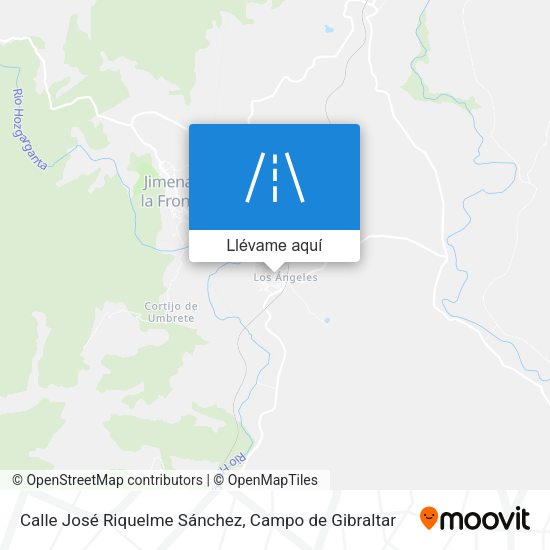 Mapa Calle José Riquelme Sánchez