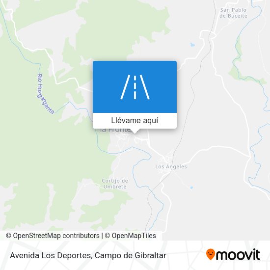 Mapa Avenida Los Deportes