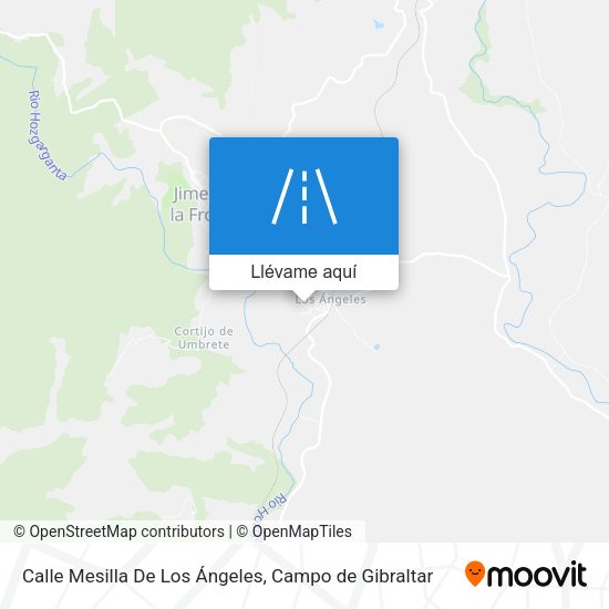 Mapa Calle Mesilla De Los Ángeles
