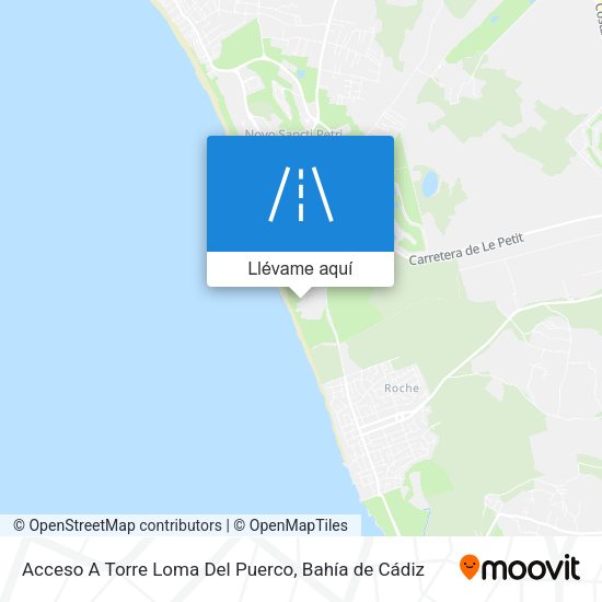Mapa Acceso A Torre Loma Del Puerco