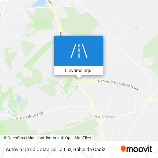 Mapa Autovia De La Costa De La Luz