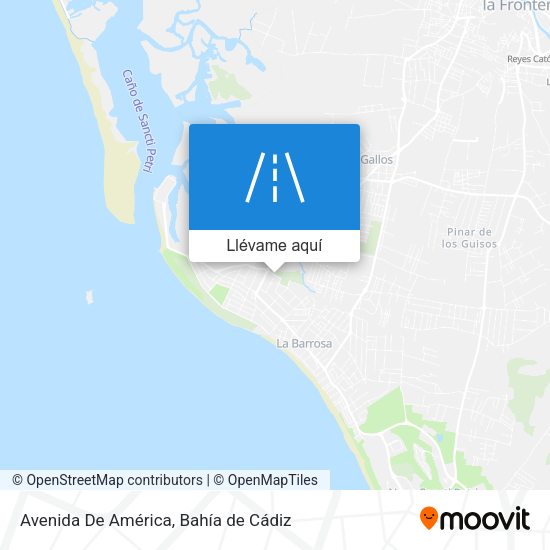 Mapa Avenida De América