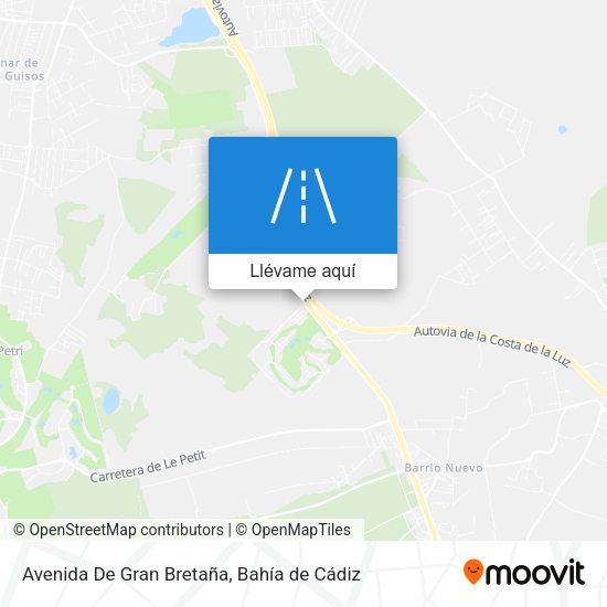 Mapa Avenida De Gran Bretaña