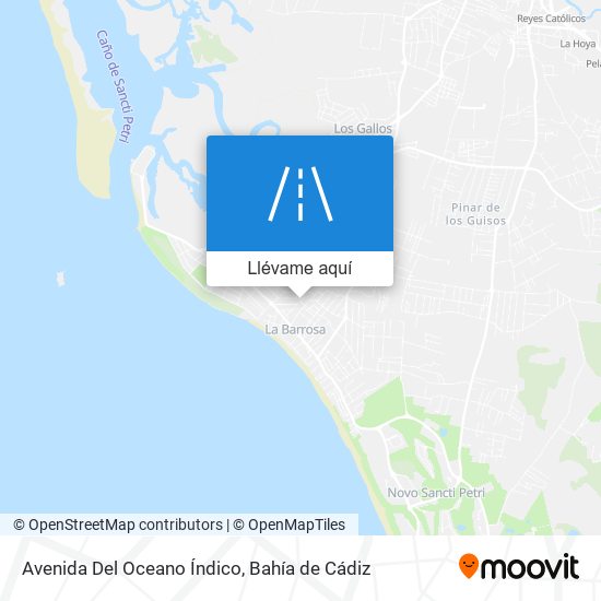 Mapa Avenida Del Oceano Índico
