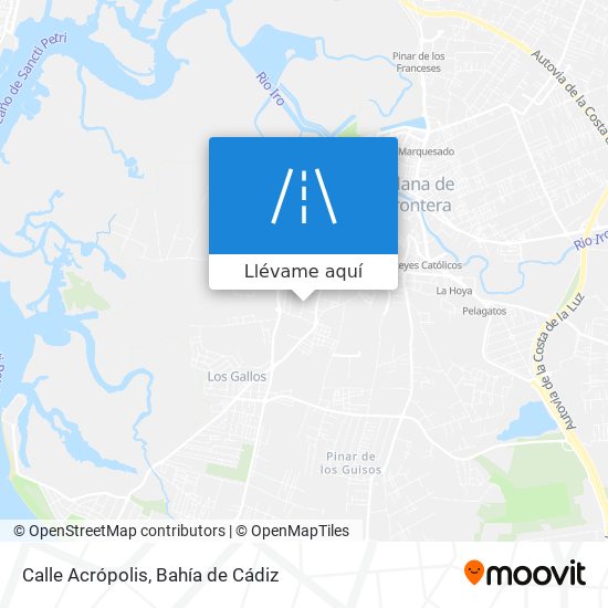 Mapa Calle Acrópolis