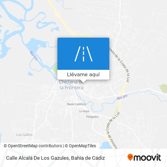 Mapa Calle Alcalá De Los Gazules