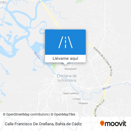 Mapa Calle Francisco De Orellana