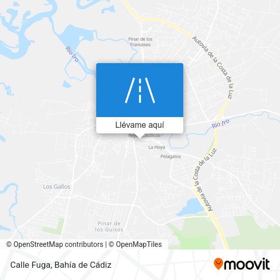 Mapa Calle Fuga