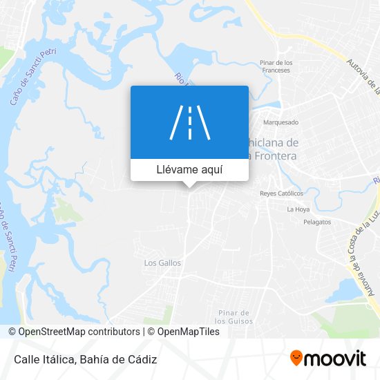 Mapa Calle Itálica