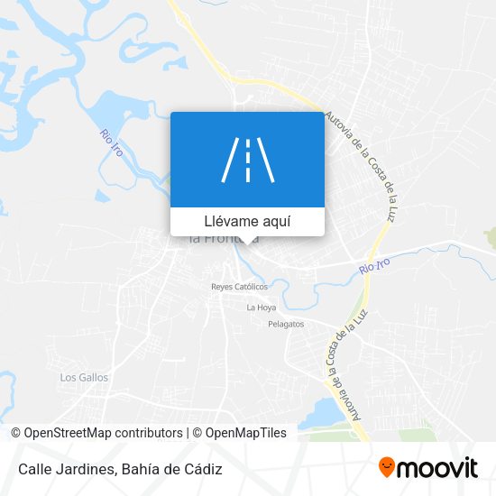 Mapa Calle Jardines