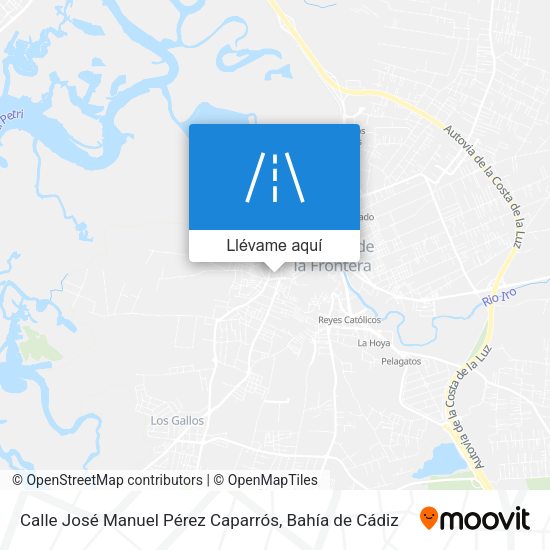 Mapa Calle José Manuel Pérez Caparrós