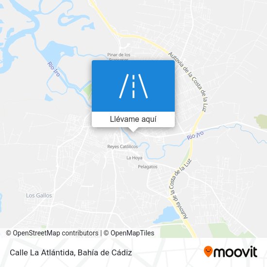 Mapa Calle La Atlántida