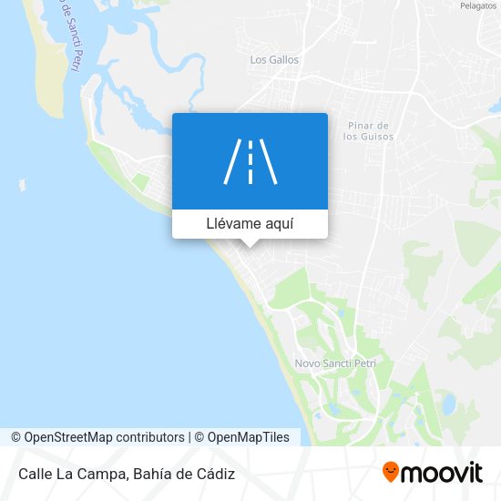 Mapa Calle La Campa
