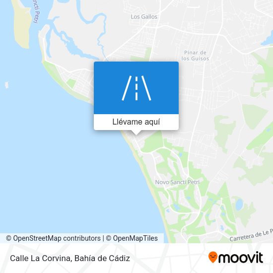 Mapa Calle La Corvina