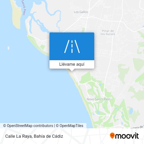 Mapa Calle La Raya