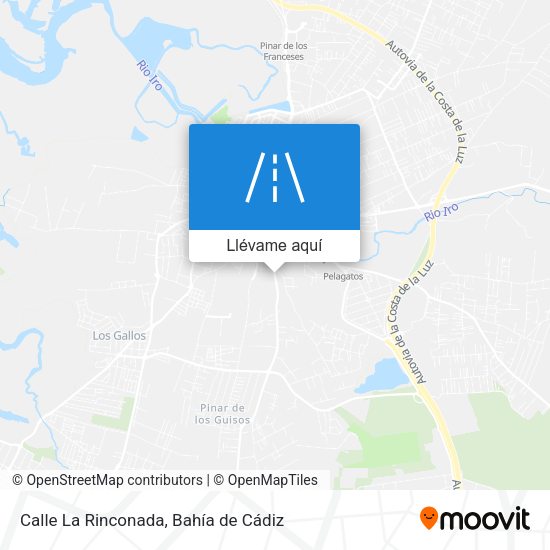 Mapa Calle La Rinconada