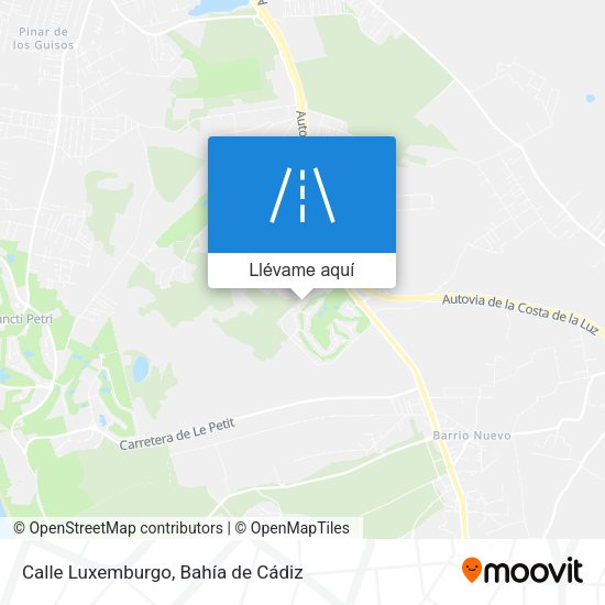 Mapa Calle Luxemburgo
