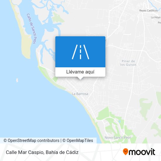 Mapa Calle Mar Caspio
