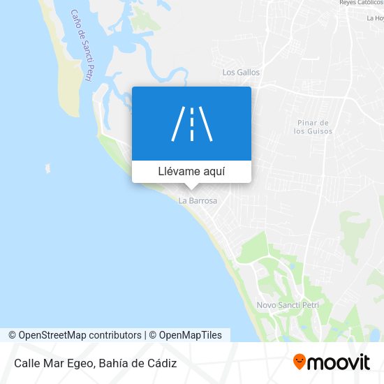 Mapa Calle Mar Egeo
