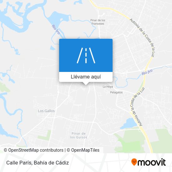 Mapa Calle París