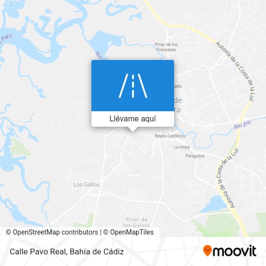 Mapa Calle Pavo Real