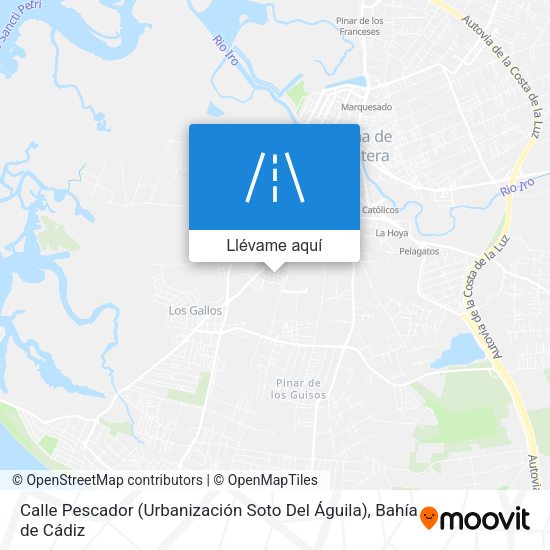Mapa Calle Pescador (Urbanización Soto Del Águila)