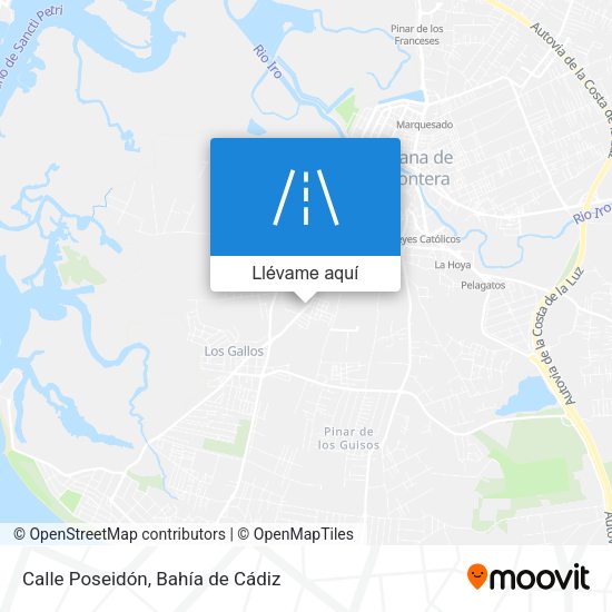 Mapa Calle Poseidón