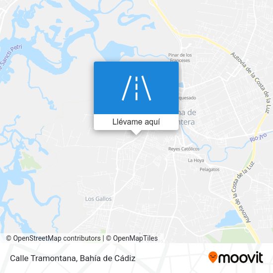 Mapa Calle Tramontana
