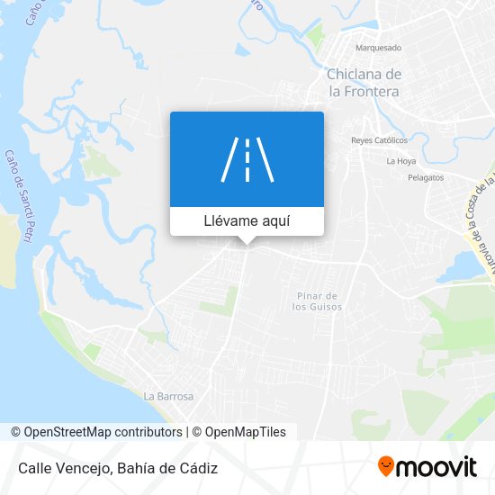 Mapa Calle Vencejo