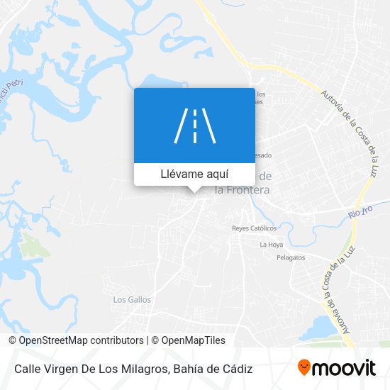 Mapa Calle Virgen De Los Milagros
