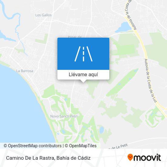 Mapa Camino De La Rastra